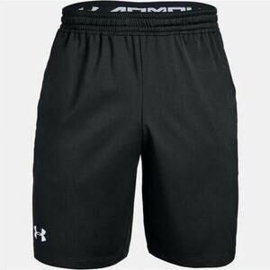 Under armour Men's Black UA HeatGear Training Pocketed Raid Shorts - L